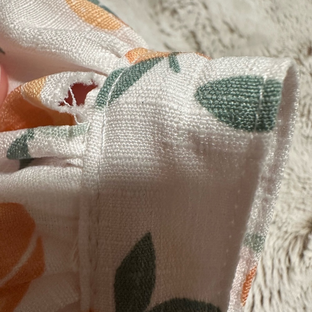 Nicole Miller Peach Print Toddler Kids Dress - Picture 3 of 5